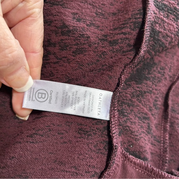 Athleta Dark Burgundy and Black Jacket - Picture 6 of 7